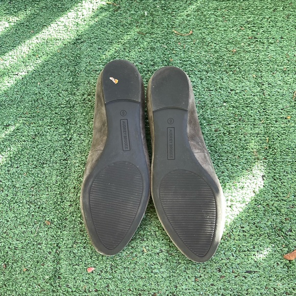Audrey Brooke Grey Suede Flats - Picture 4 of 4